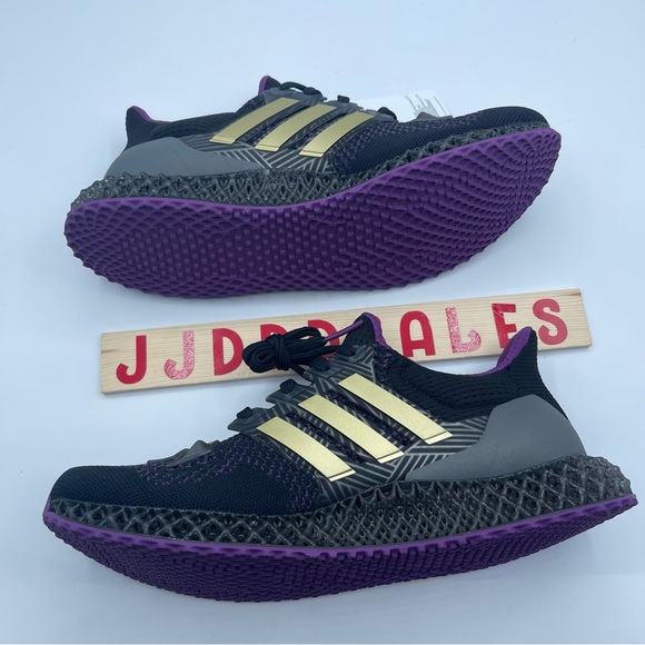 Adidas Ultra 4D Running Shoes HQ0949 Black Panther Marvel Men’s Sz 8.5 NWT RARE - Picture 11 of 11